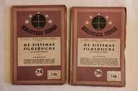 Os sistemas filosóficos, 2 volumes