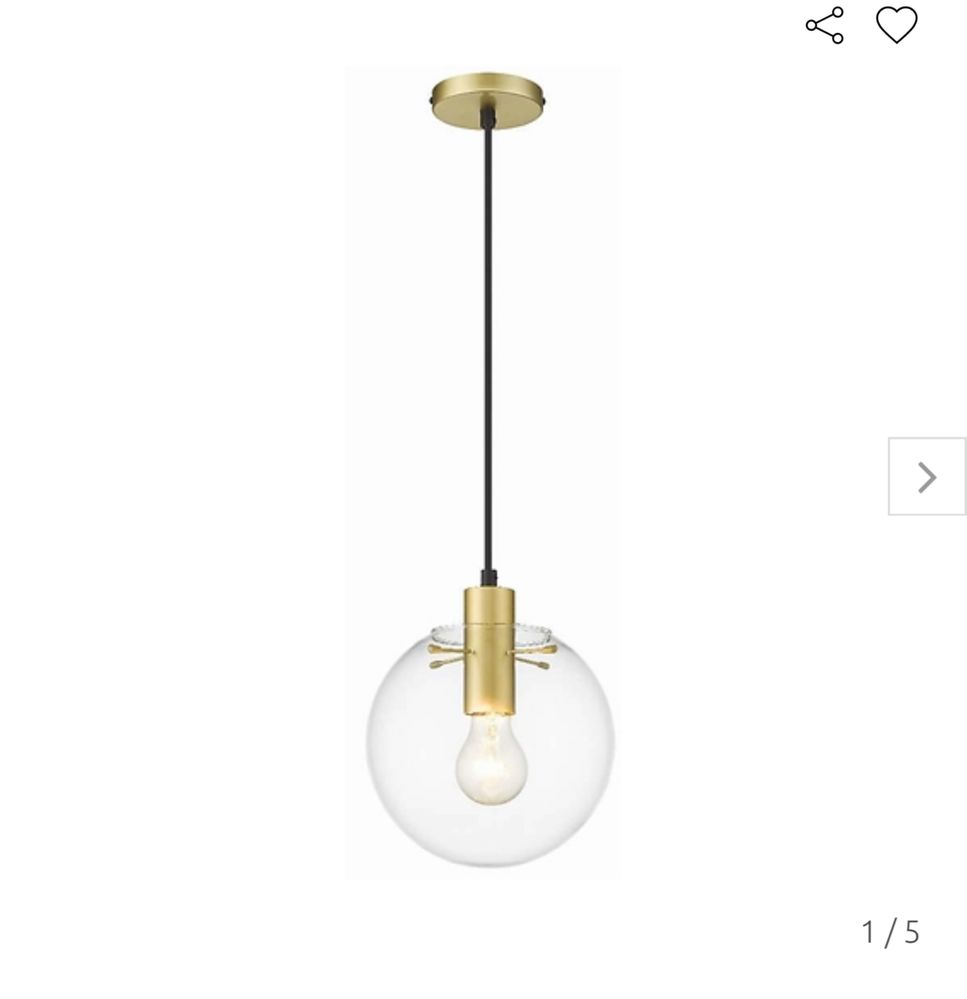 Lampa wiszaca szklana