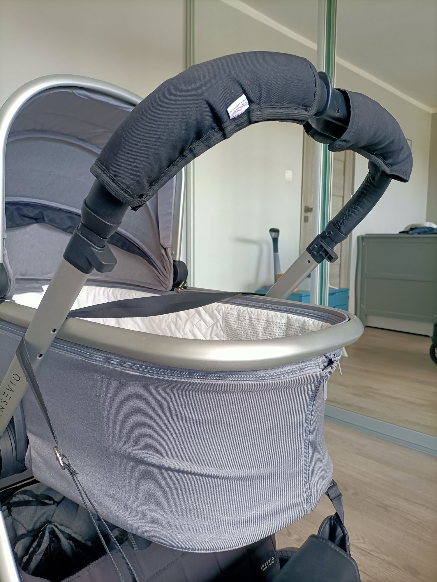 INSEVIO DOLPHIN wózek 2w 1 plus adaptery, śpiworek, zawieszka itp.