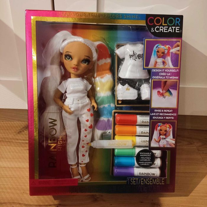 Rainbow high color&create Nowa lalka