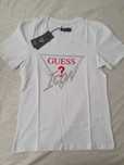NOWA damska koszulka Guess t-shirt gg bluzka biała xl 42