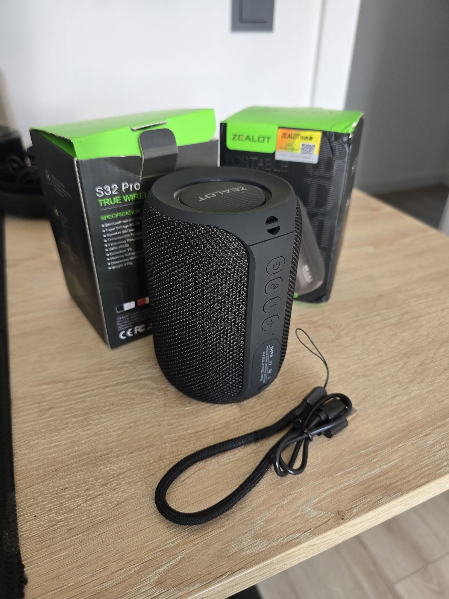 Glosnik bluetooth Zealot S32 Pro TWS dwa
