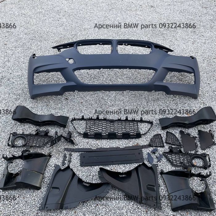 Обвес  bmw f30 f31 ф30 m packet м пакет бампер пороги mtech
