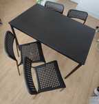 Mesa jantar com 4 cadeiras