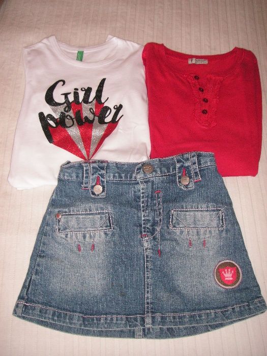 Saia Ganga Name, Sweat Benetton e Lanidor T/4 Anos