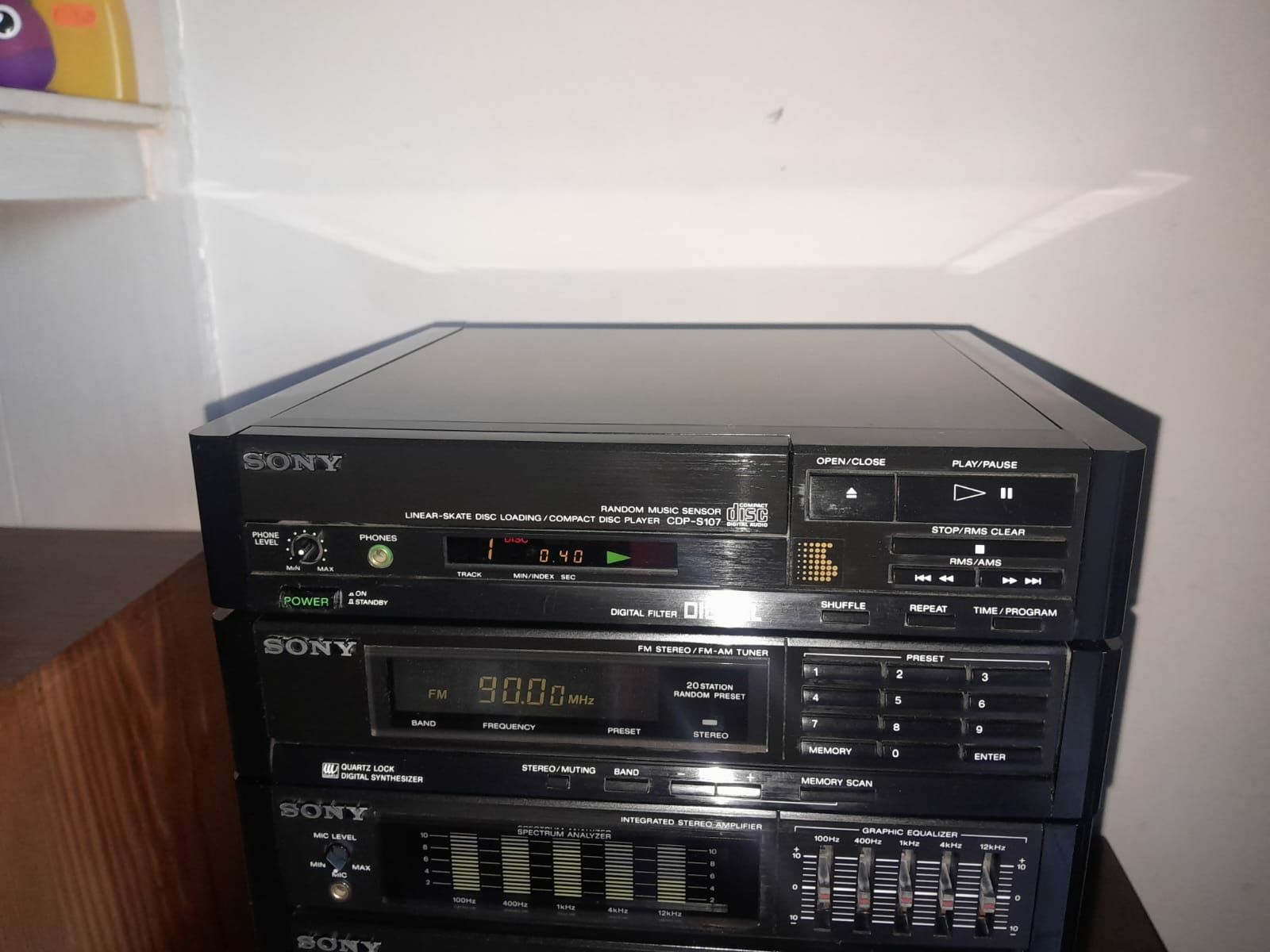 Leitor de CD Sony
