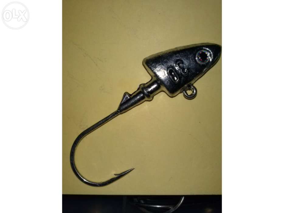 Pesca Cabeçotes Jig Heads VMC de 20, 30 e 45grs.