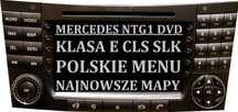 Mercedes E CLK SLS DVD NTG1 Polskie menu Mapy 2018/2019