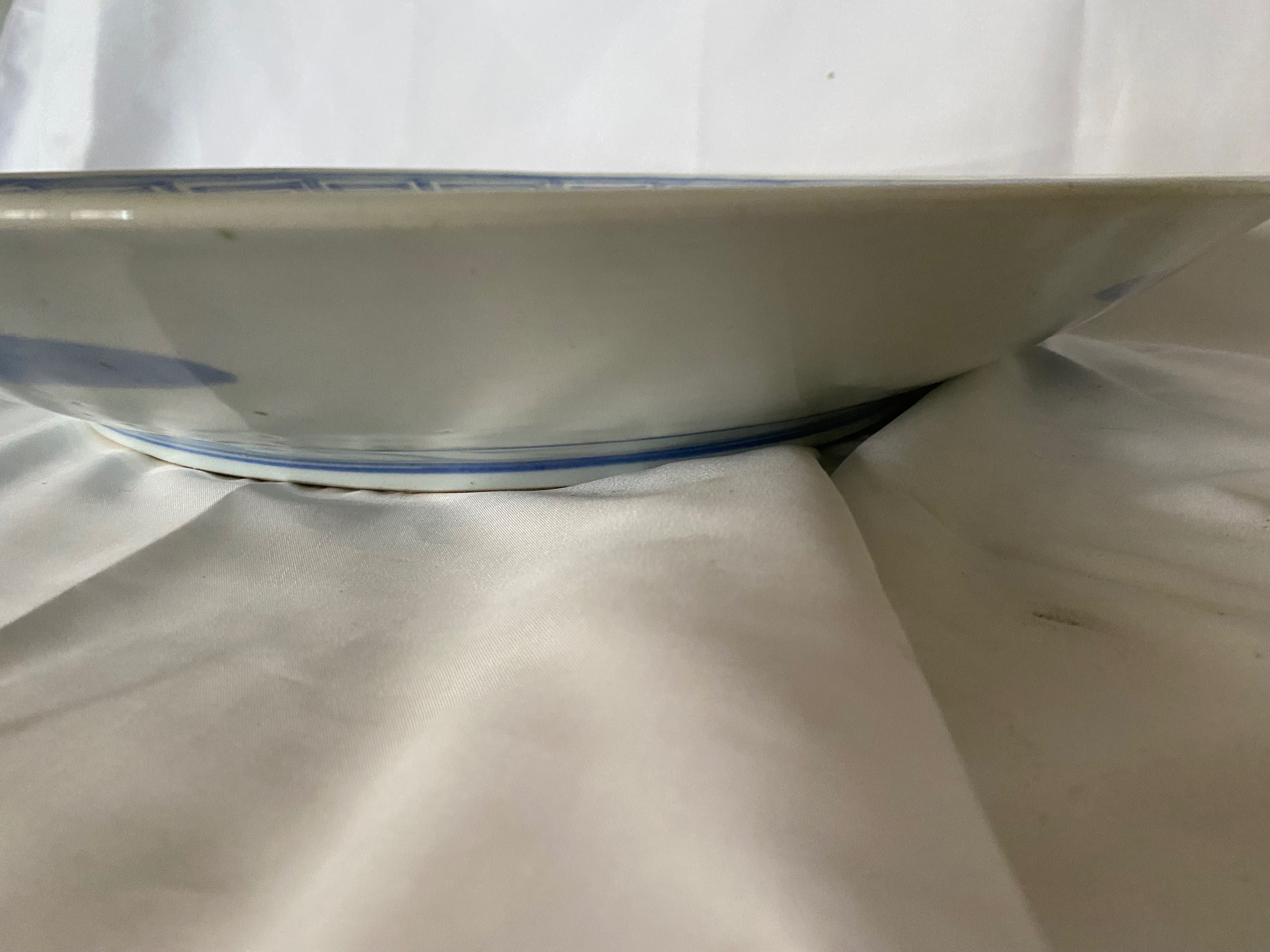 Grande prato em porcelana japonesa