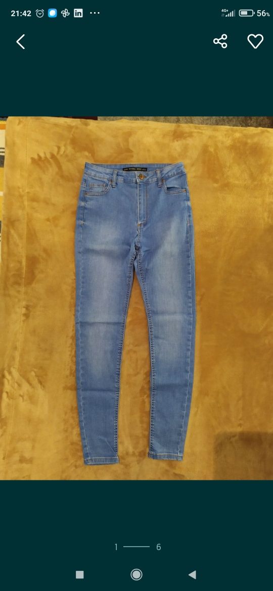 Jeans verão (finos) skinny (pernas justas) n° 38