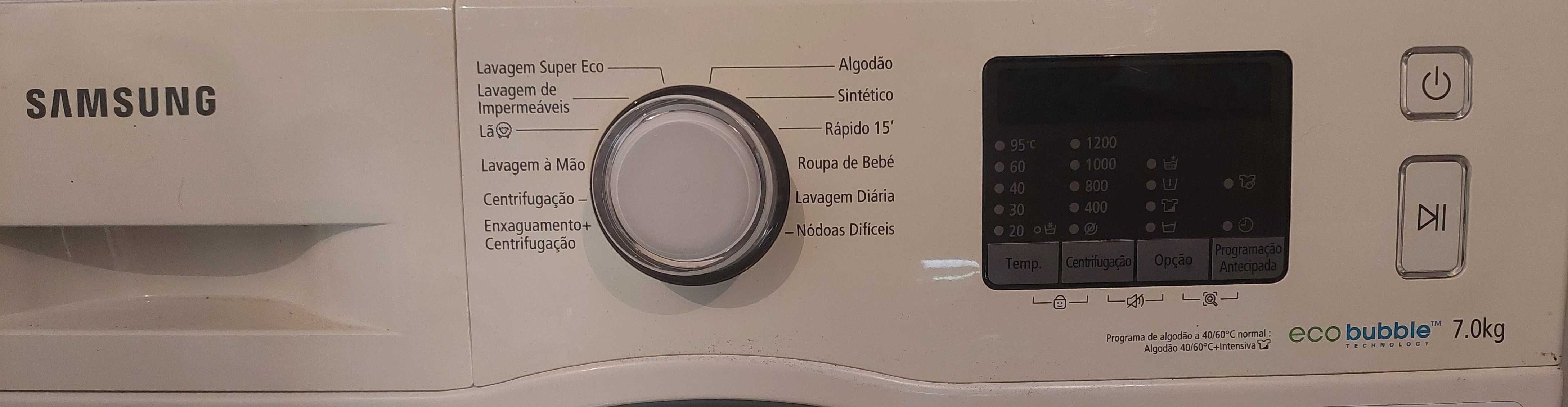 Máquina Lavar Roupa Samsung Ecobubble 7Kg