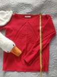 Czerwony sweter Promod