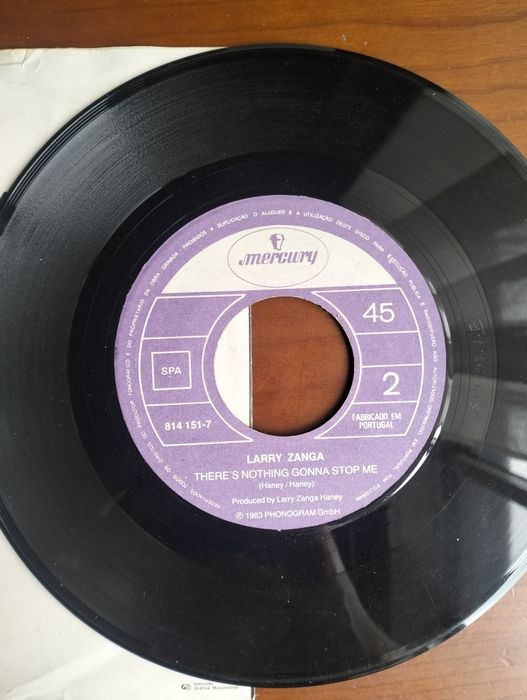 Disco de vinil single Larry Zanga