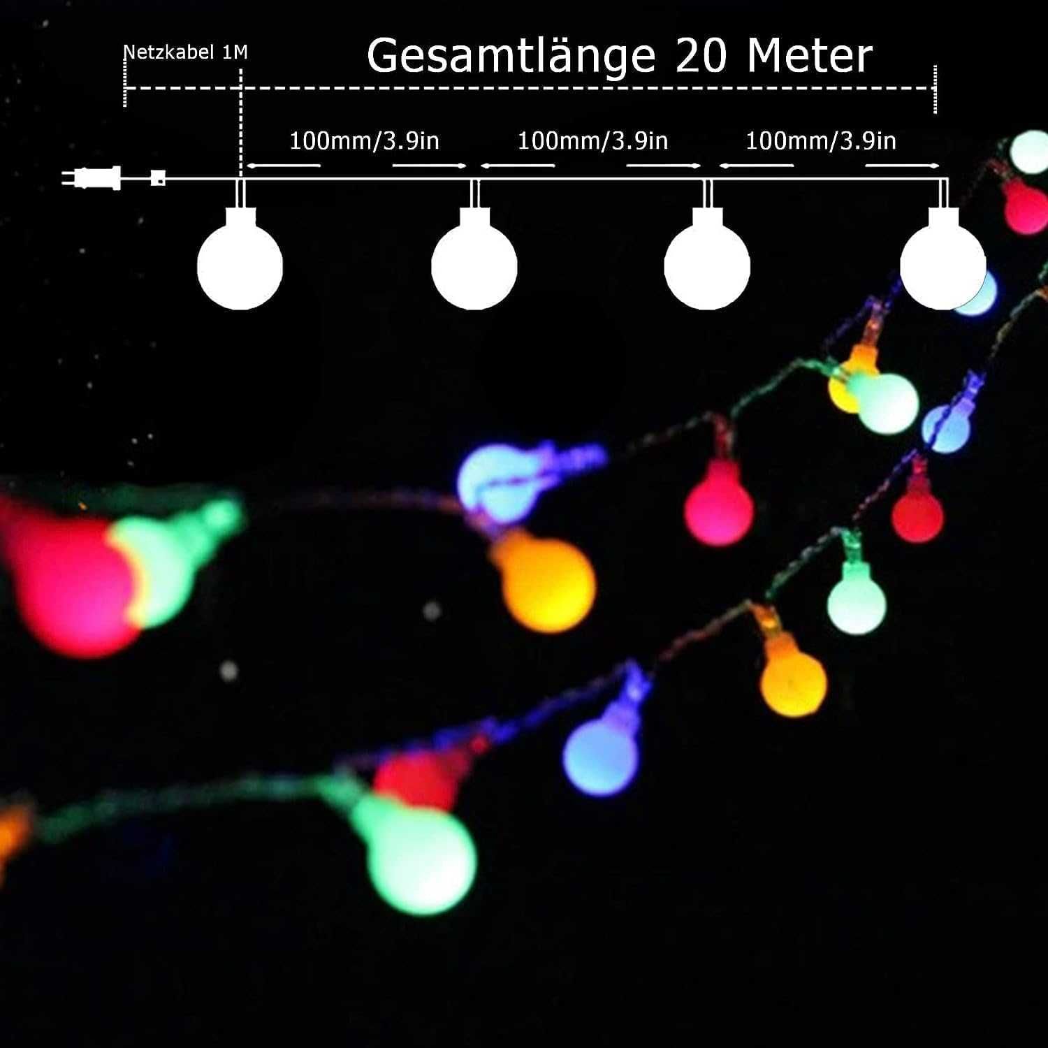 Nowy łańcuch świetlny / lampki choinkowe / 120 LED / 15M / PILOT !