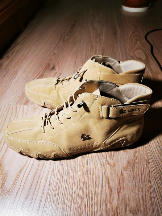 Buty męskie casualowe z ekologicznej skóry zamszowej rozmiar 46