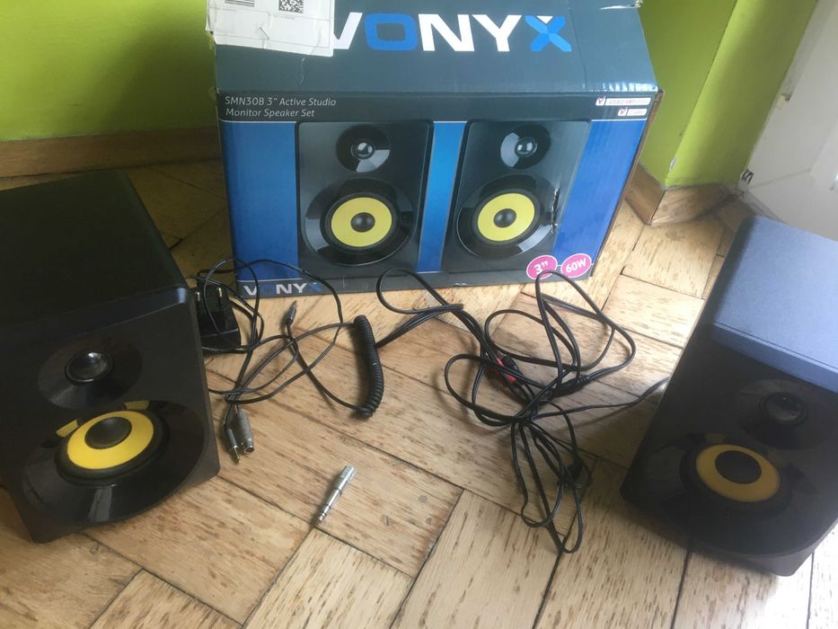 Aktywne monitory studyjne Vonyx SMN30B 60W - czarne stan bdb