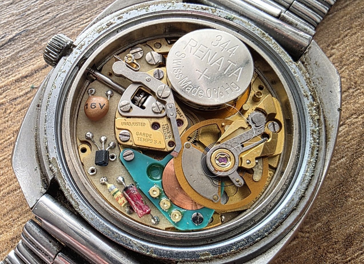 Męski Royce swiss made electronic swissonic elektromechaniczny