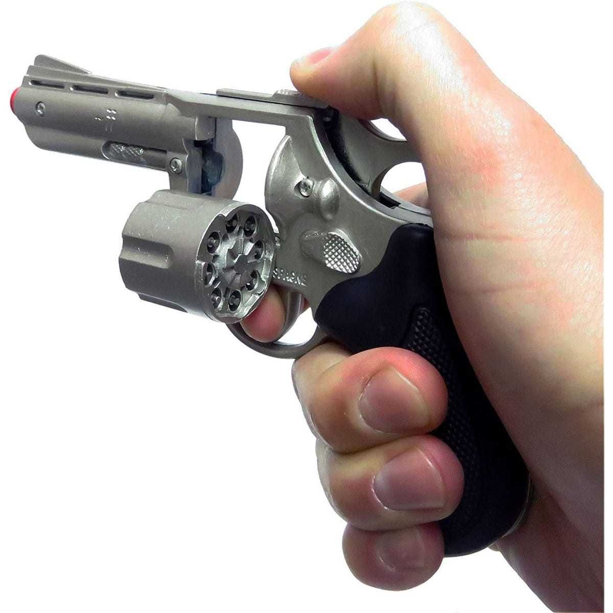 Pistola de policia metal de fulminantes 8 tiros