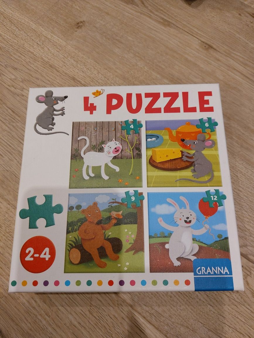 4 Puzzle Granna 2-4lata