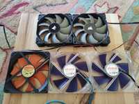 Pack de 6 Ventoinhas PC, Fan, Corsair, thermaltake, akasa 12 cm