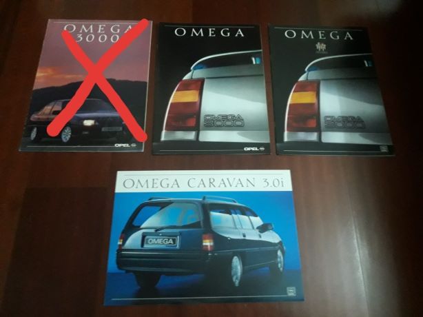 Catálogos Opel Omega e Omega 3000 24v