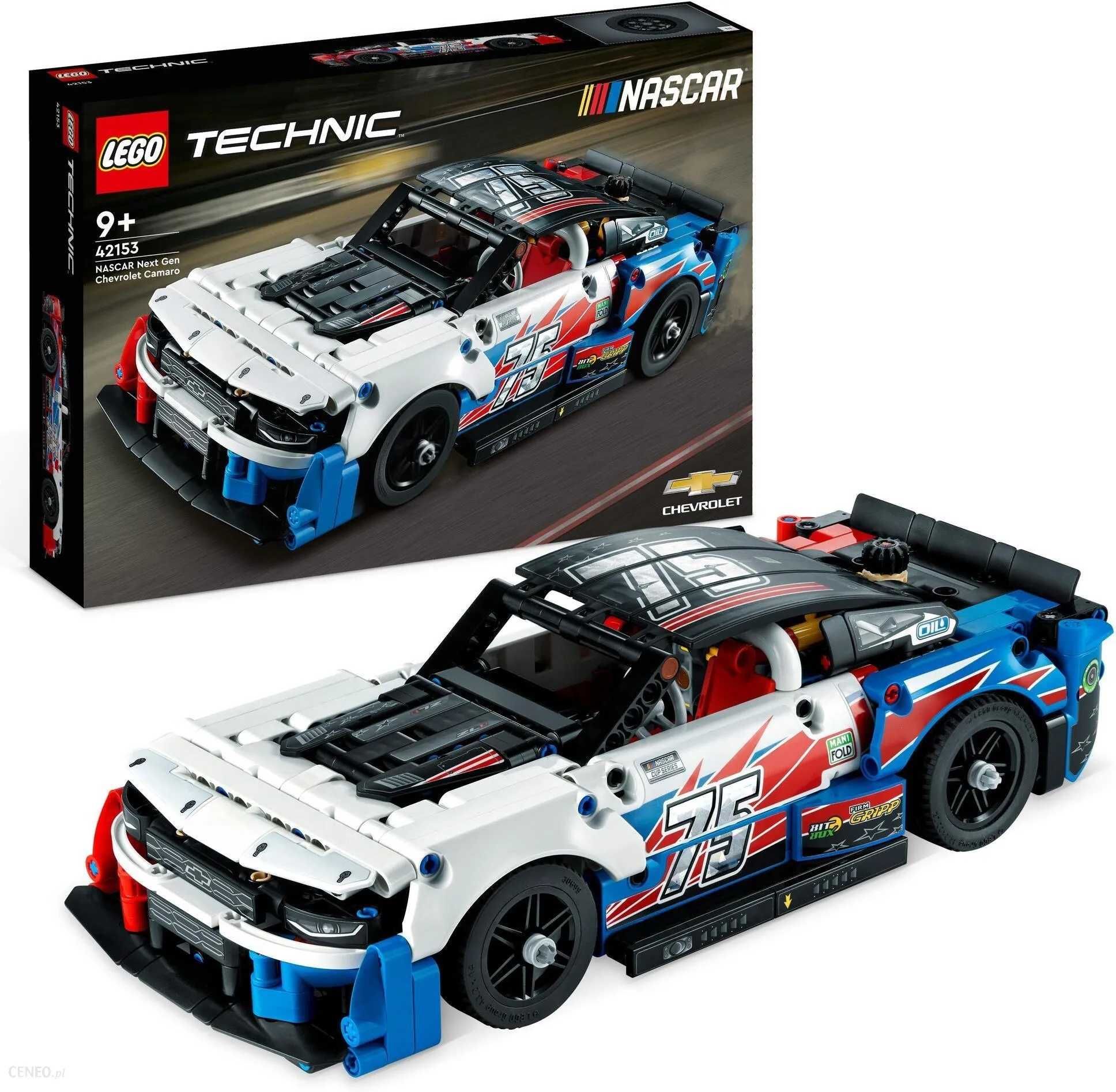 NOWE klocki LEGO 42153 Technic Chevrolet Camaro ZL1 z serii NASCAR