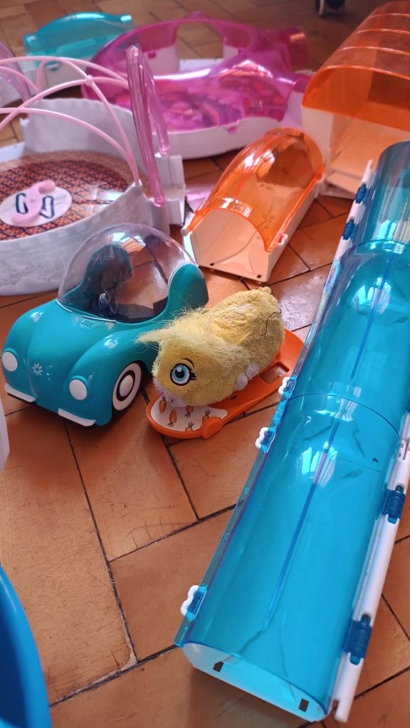 Zhu zhu pets, лабиринт для хомяков + хомяк, машина