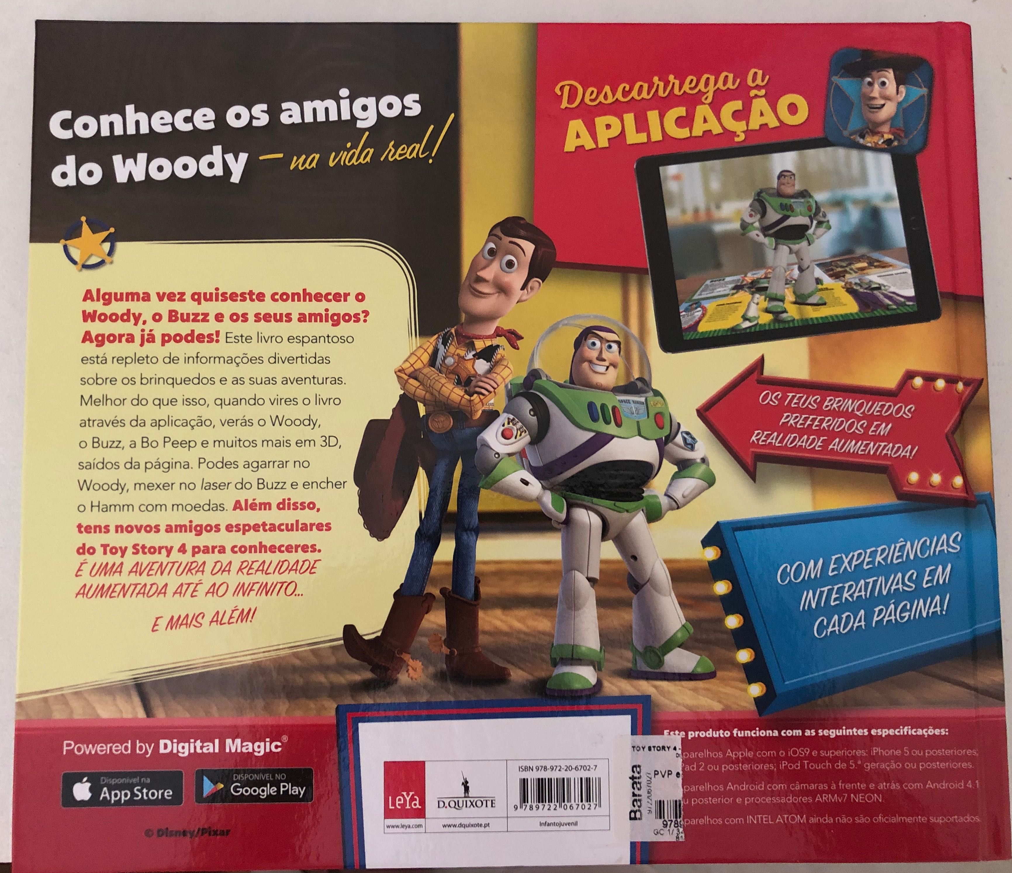 Livro “Woody, A Aventura da Realidade Aumentada” (NOVO)