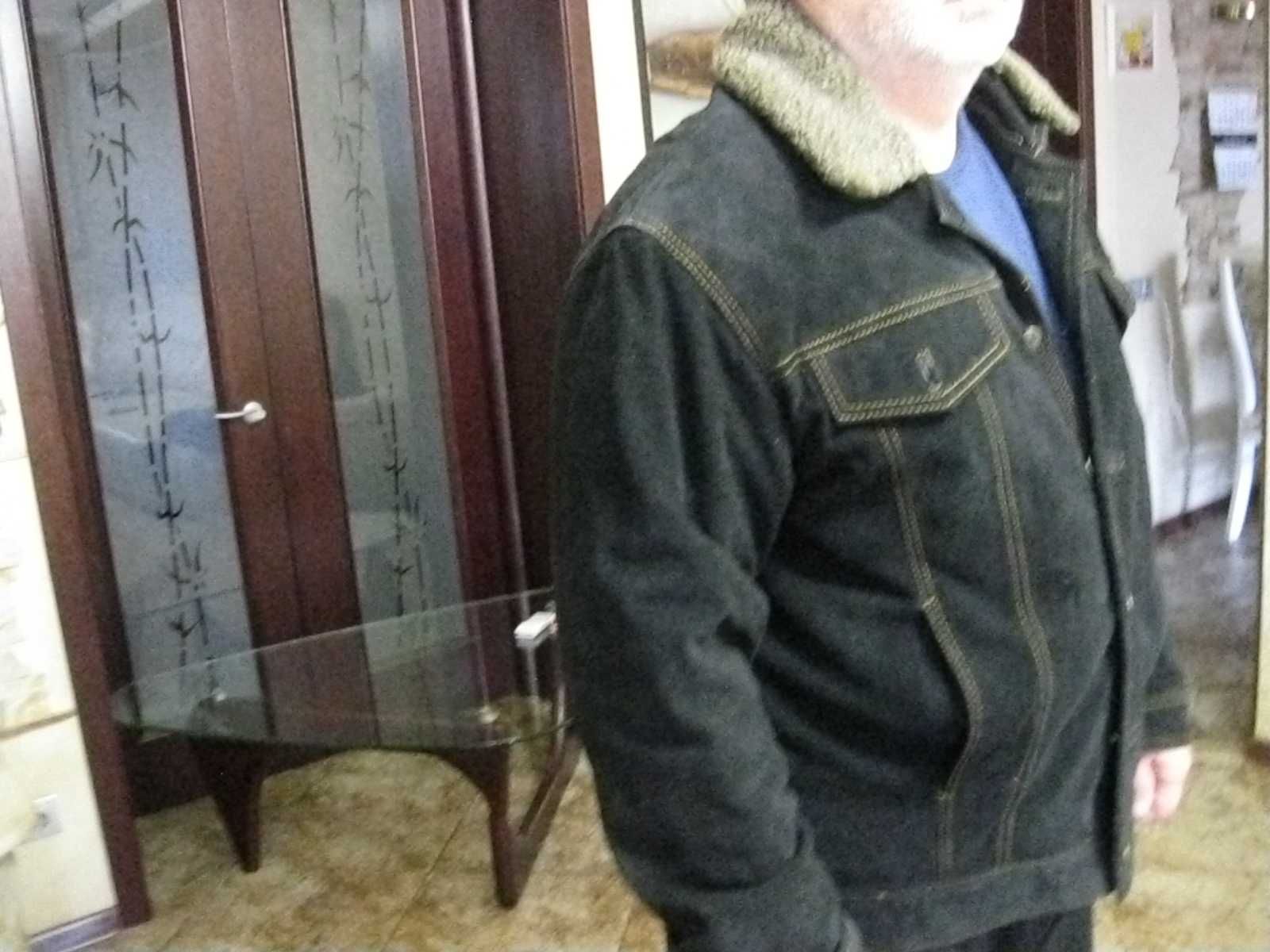 натуральная  мужская куртка CALVIN COOPER р 50-52