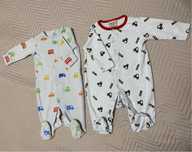 3 sztuki Pajacyki H&M 2-4 m- cy, 3-6 m-cy Next i Berino bear