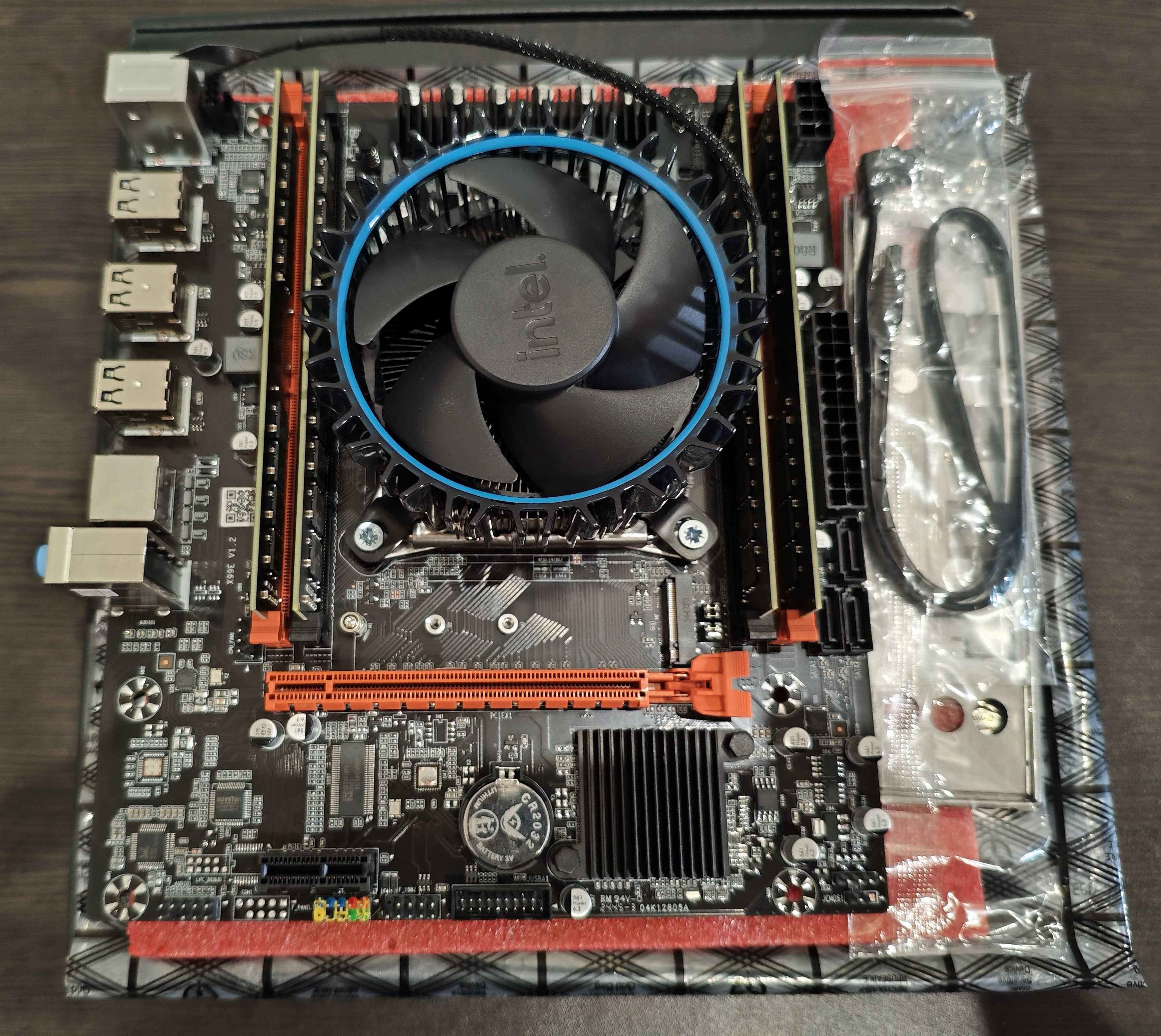 Комплект 2011V3 X99 E + E5 2620v3 + кулер +ОЗУ /2650v4 2660 DDR4 16 32