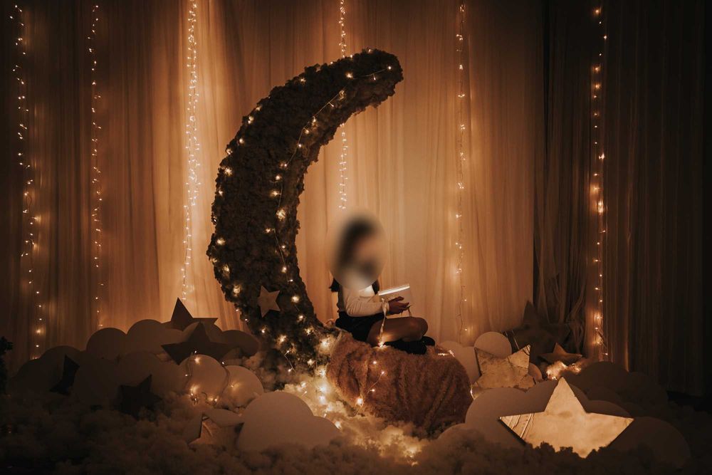 Lua Gigante - Cenário de Natal