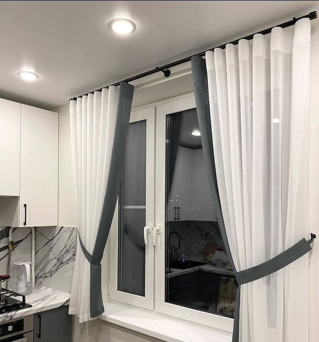 Штори для кухні або кімнати. Гарна якість . Висота 1.75 або Ваш розмір