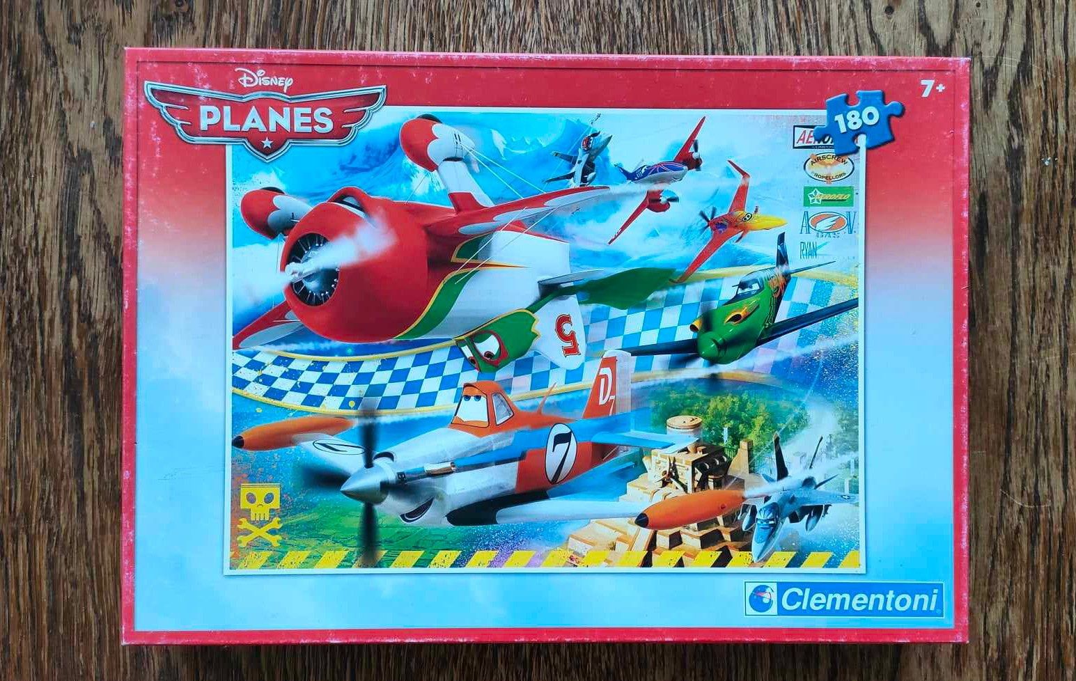 Puzzle 180 elementów Samoloty Dusty Planes Clementoni