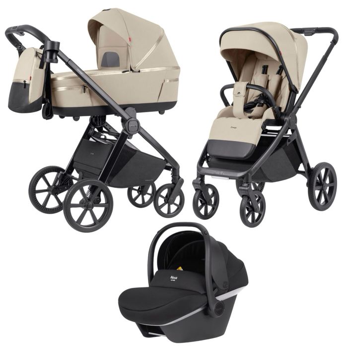 Коляска carrello omega 2024, візок 3 в 1, дитячий люлька прогулянковий