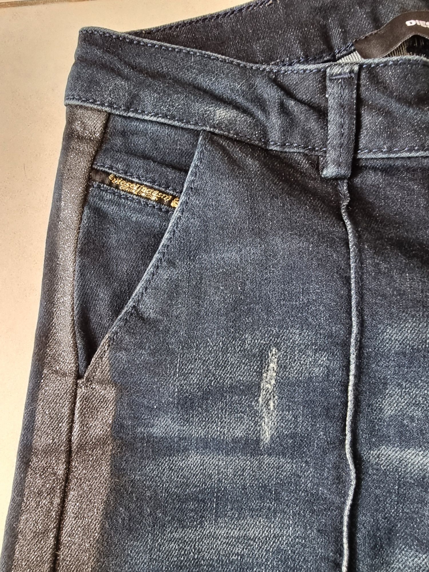 Джинсовые шорты diesel (кюлоты)