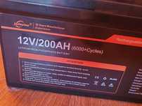 Аккумулятор LiFePO4 JSDsolar 12V 200Ah - оригинальная батарея