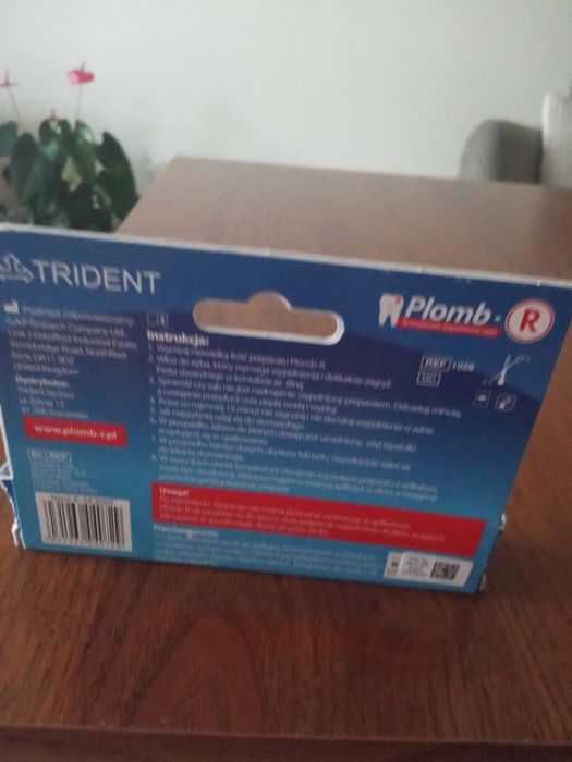 Plomb R tymczasowe wypełnienie zęba