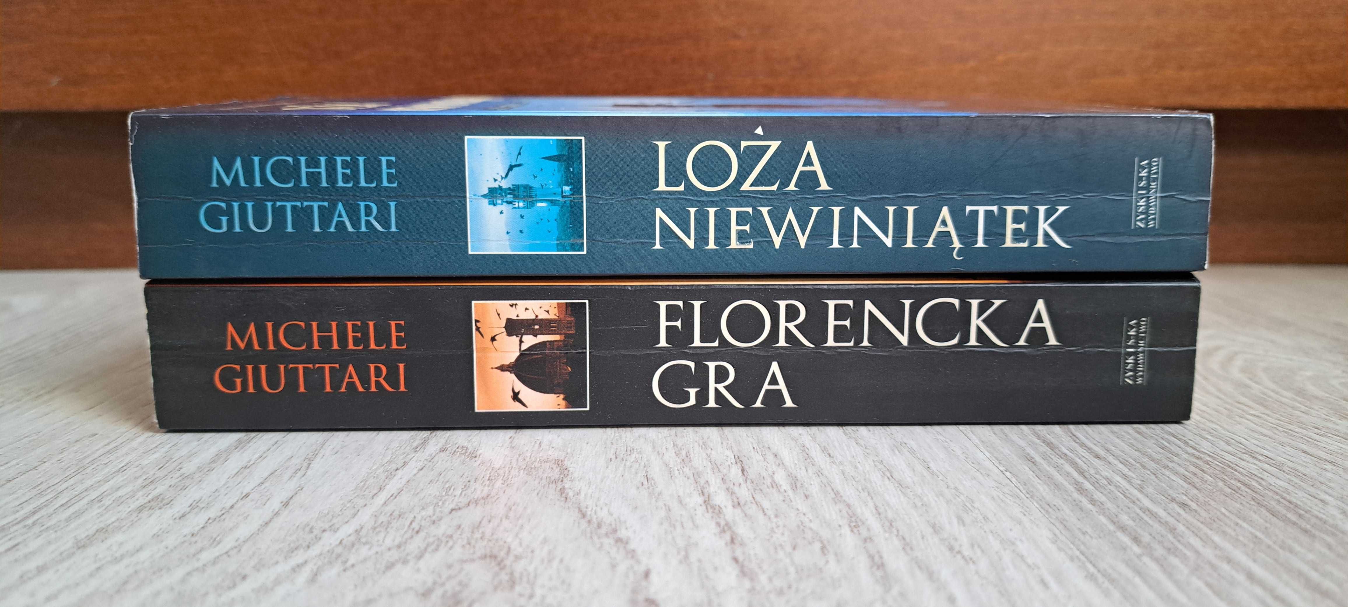 2x Michele Giuttari Loża niewiniątek + Florencka gra   BDB