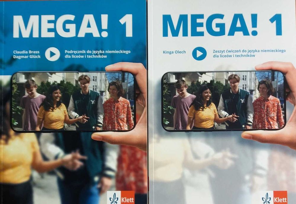 Mega 1 podr. + Zeszyt ćw. Klett