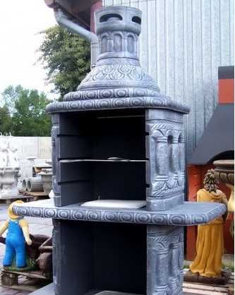 Grill betonowy wys 173 x 118 cm