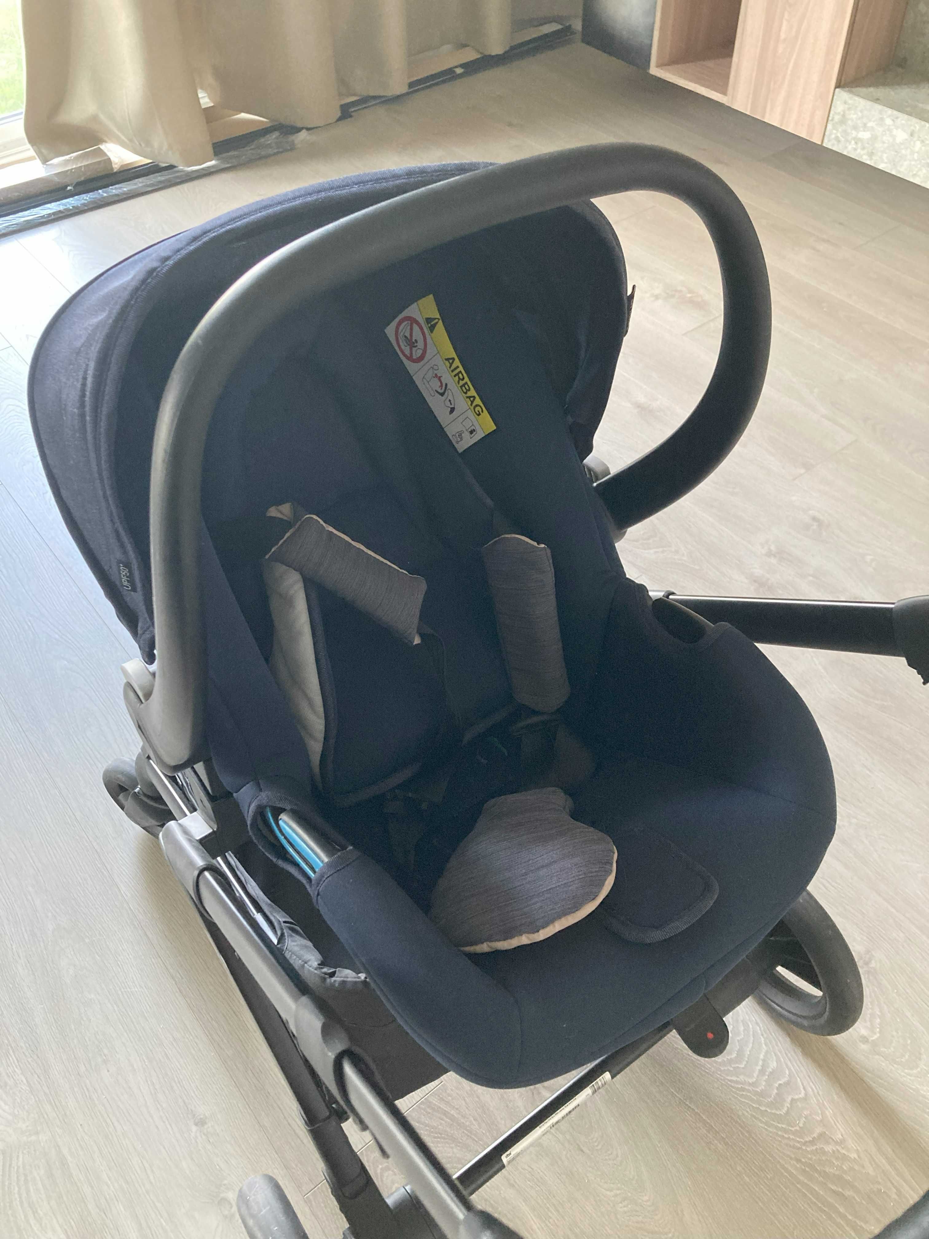 CYBEX 3 w 1 cbx bimisi  wózek+ shima flex fotelik  0-13kg