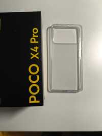 Okładka na telefon POCOX4pro przezroczysta etui kejs