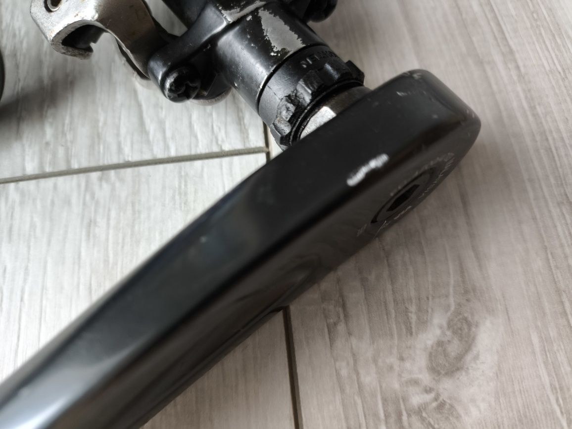 Mechanizm korbowy Shimano Tiagra + pedały Shimano SPD