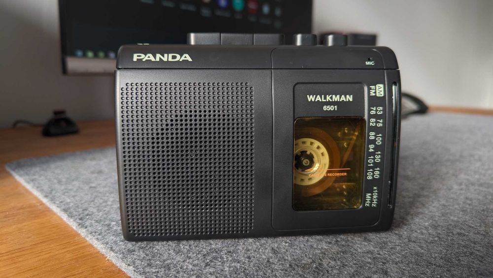 NOWY walkman Panda głośnik radio USB-C