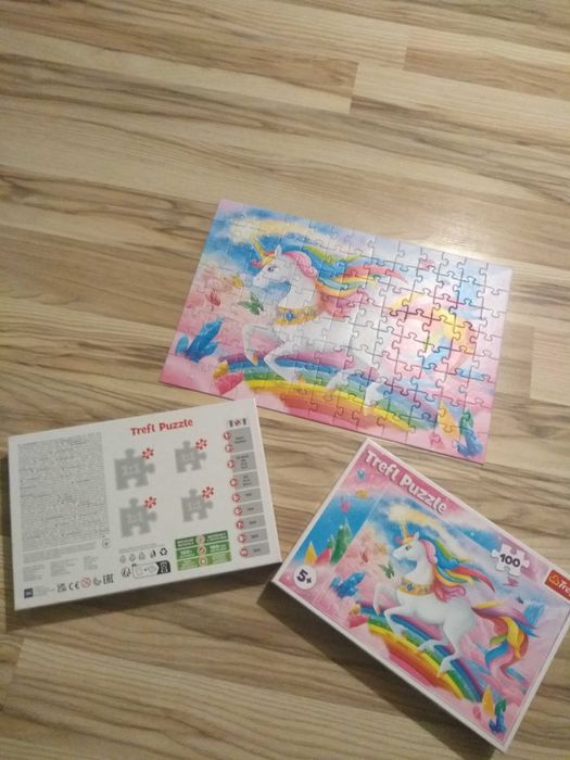 Puzzle Magiczny jednorożec 5+ 100 elementów
