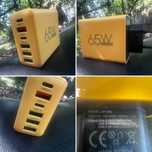 Быстрая зарядка 65W 6 портов USB C для телефонов iPhone Samsung Xiaomi
