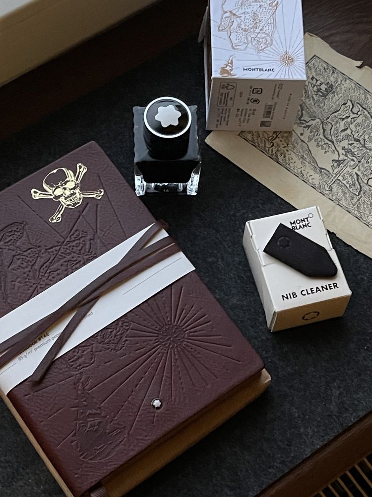 Комплект блокнот і чорнила Montblanc Homage to Robert Louis Stevenson