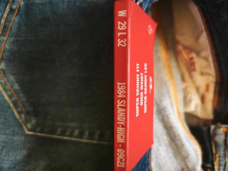 Jeansy Diesel W29L32 skiny stretch