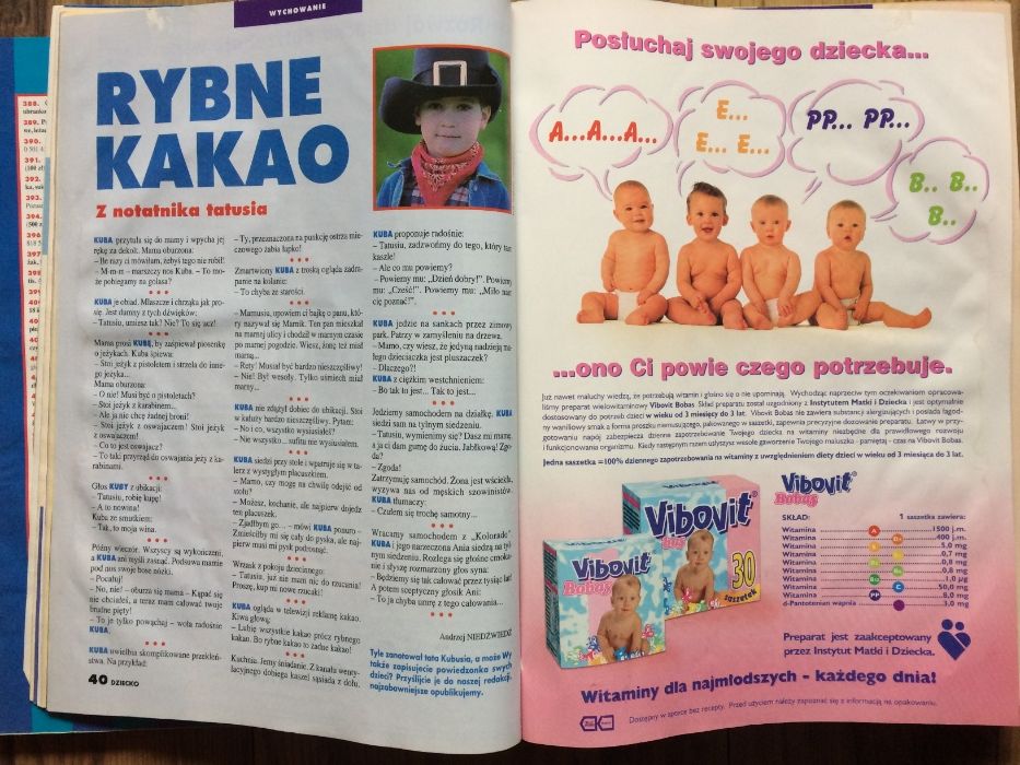 Magazyn Dziecko rok 2000 - komplet